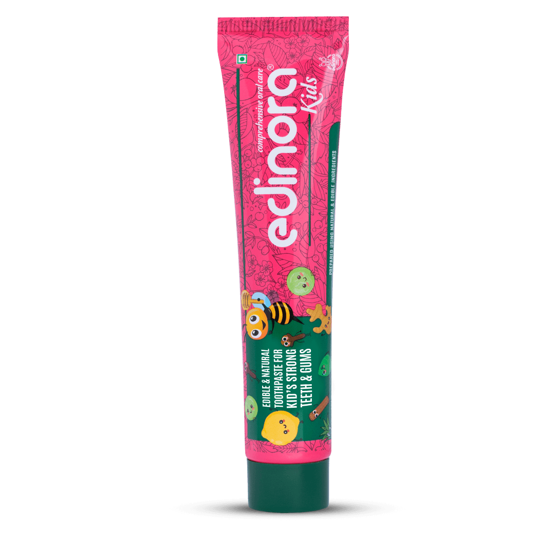 EDINORA KIDS TOOTHPASTE without SLS, Parabens, Harsh chemicals | Edible grade and safe if accidentally swallowed image 2