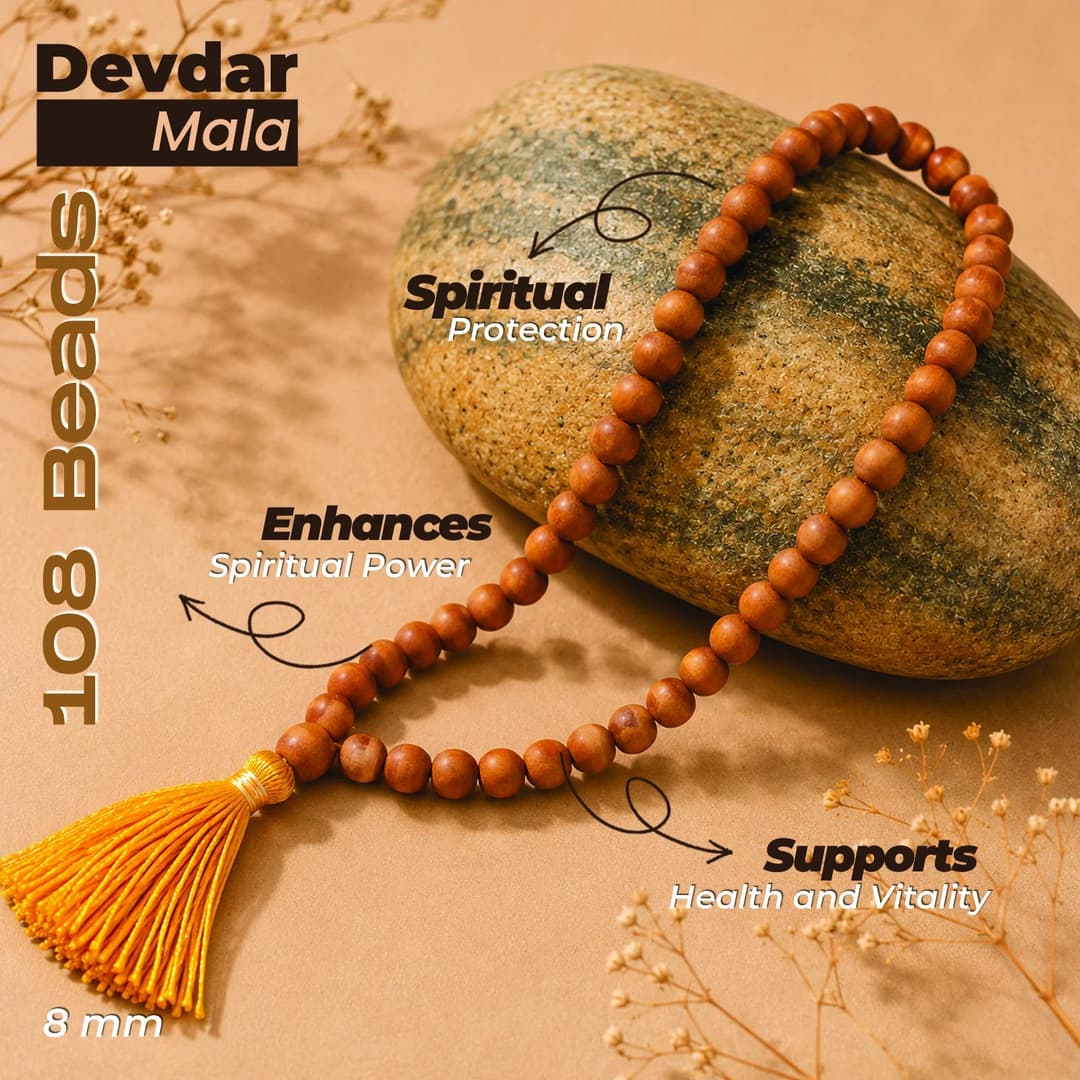 Energized Devdar Mala "8mm" image 1