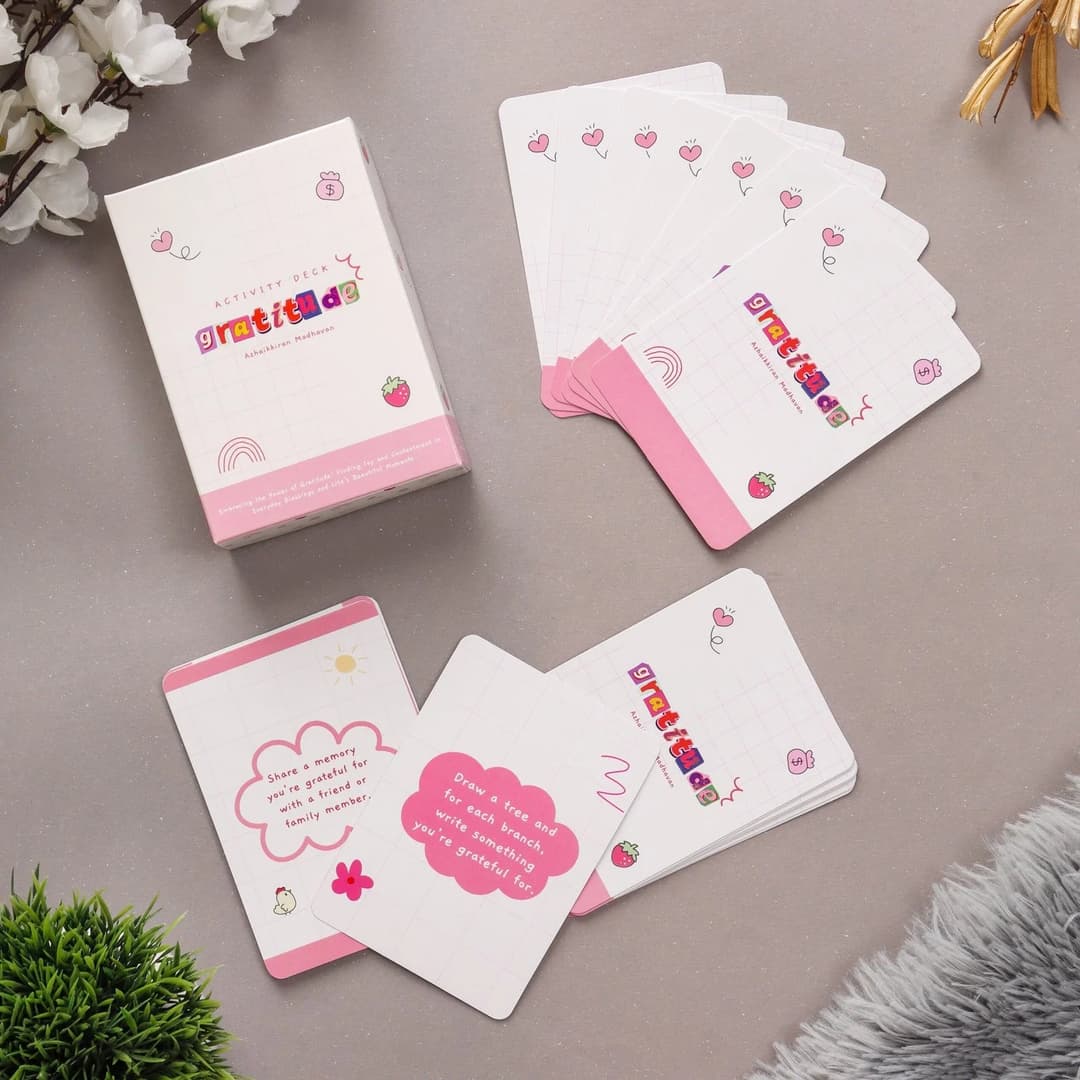 Gratitude Activity Deck: 50 Cards to Cultivate Appreciation and Joy image 1