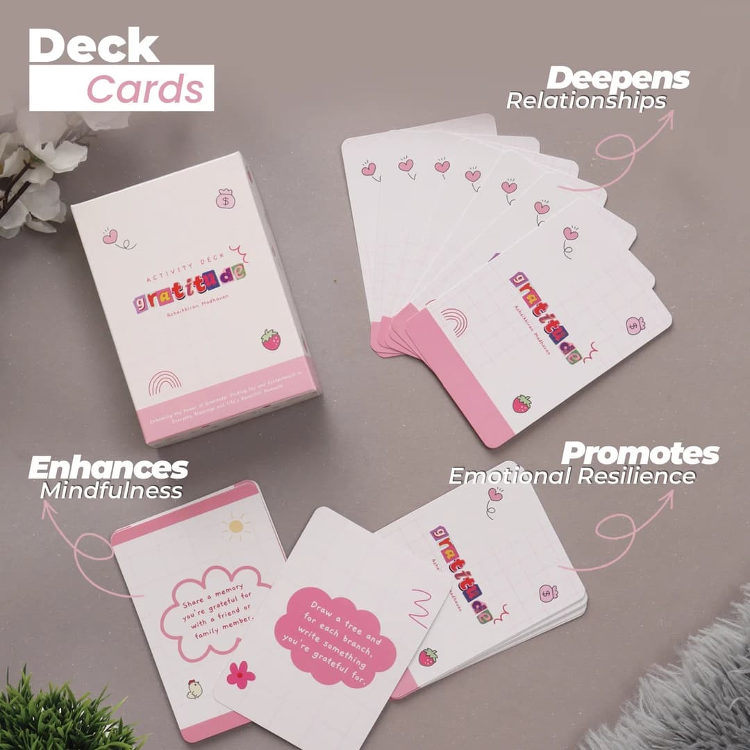 Gratitude Activity Deck: 50 Cards to Cultivate Appreciation and Joy image 2