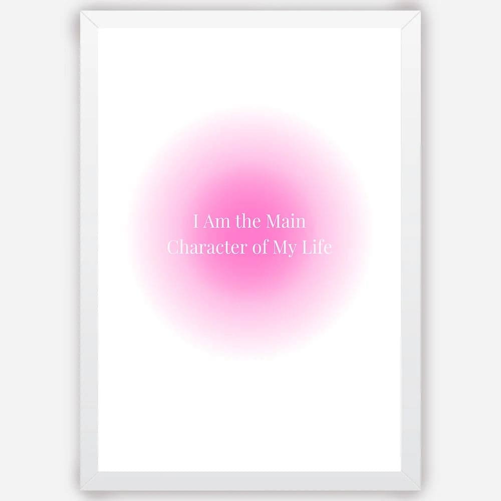 I am the main character of my life - Wall Art A3 Size Photo Frame (297 x 420 mm) image 2