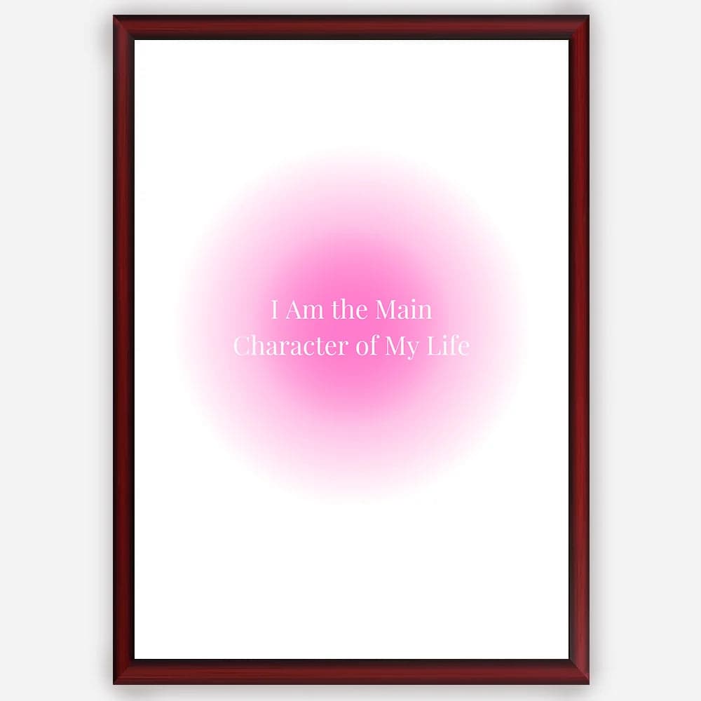 I am the main character of my life - Wall Art A3 Size Photo Frame (297 x 420 mm) image 3