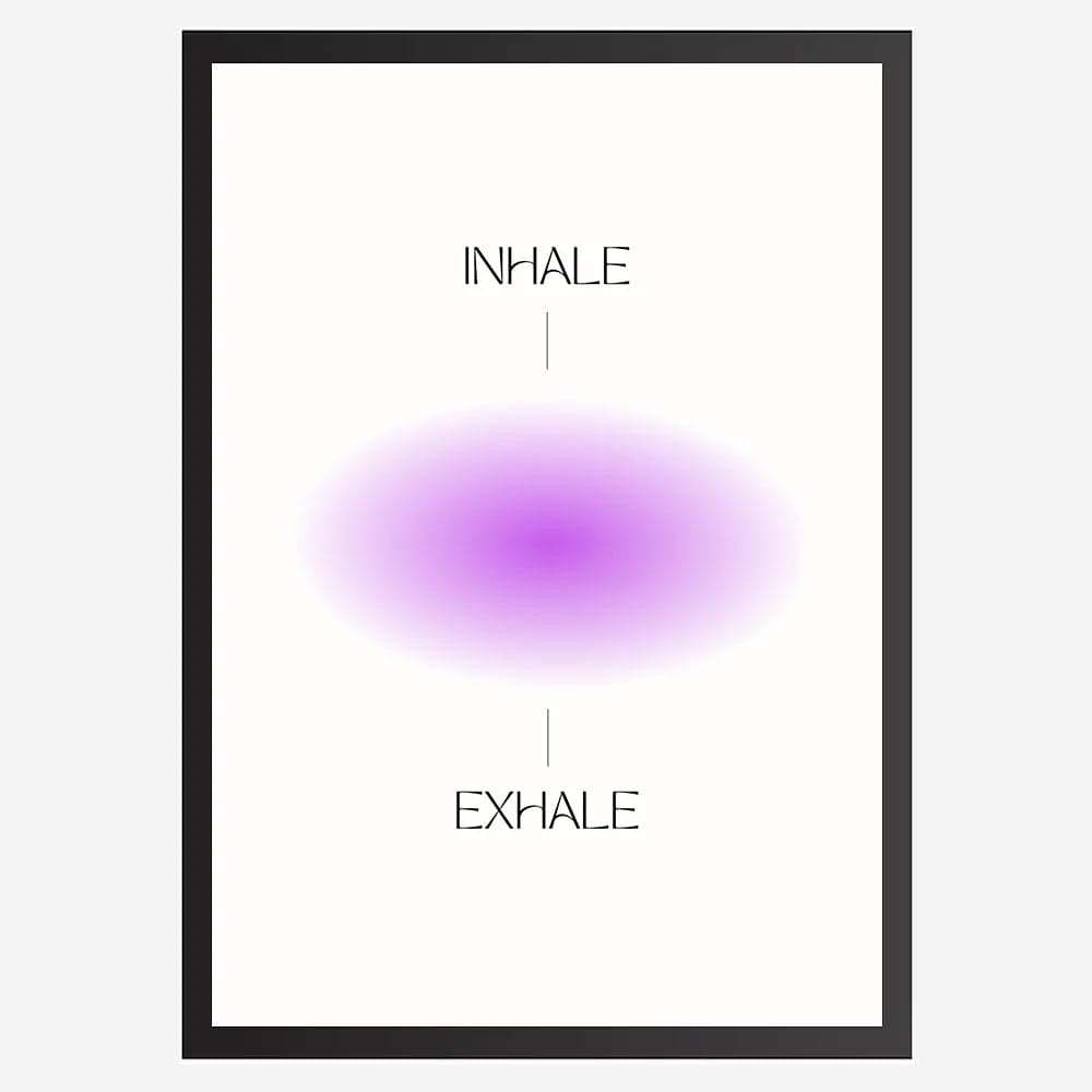 Inhale, Exhale - Wall Art A3 Size Photo Frame (297 x 420 mm) image 2