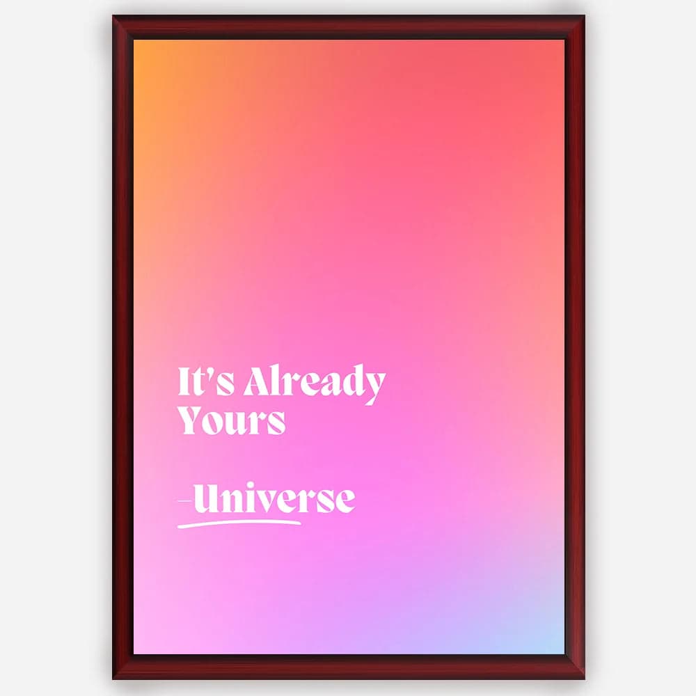 It's Already Yours - Wall Art A3 Size Photo Frame (297 x 420 mm) image 2