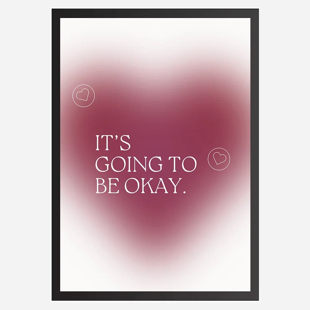 It's going to be okay in heart - Wall Art A3 Size Photo Frame (297 x 420 mm) image 2