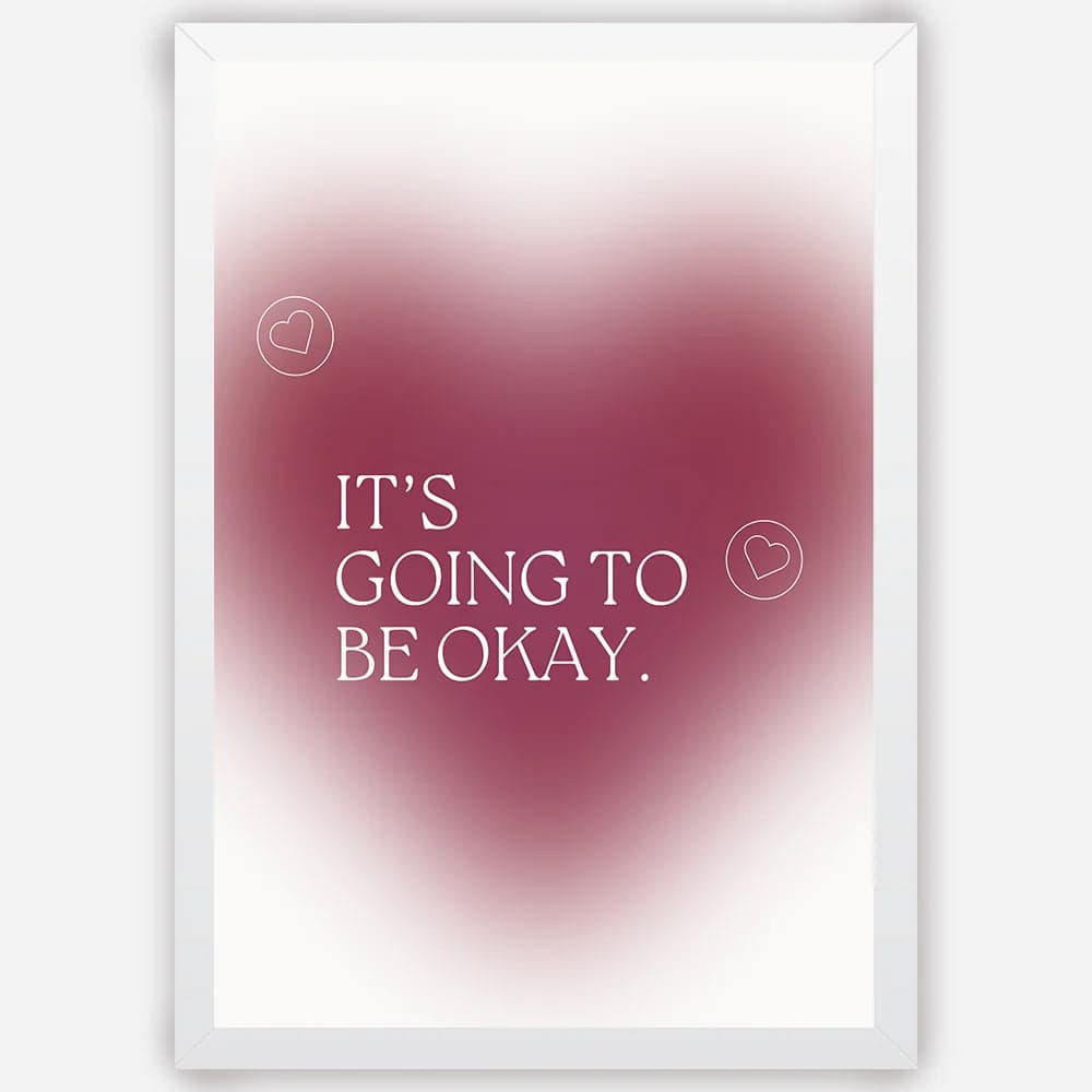 It's going to be okay in heart - Wall Art A3 Size Photo Frame (297 x 420 mm) image 3