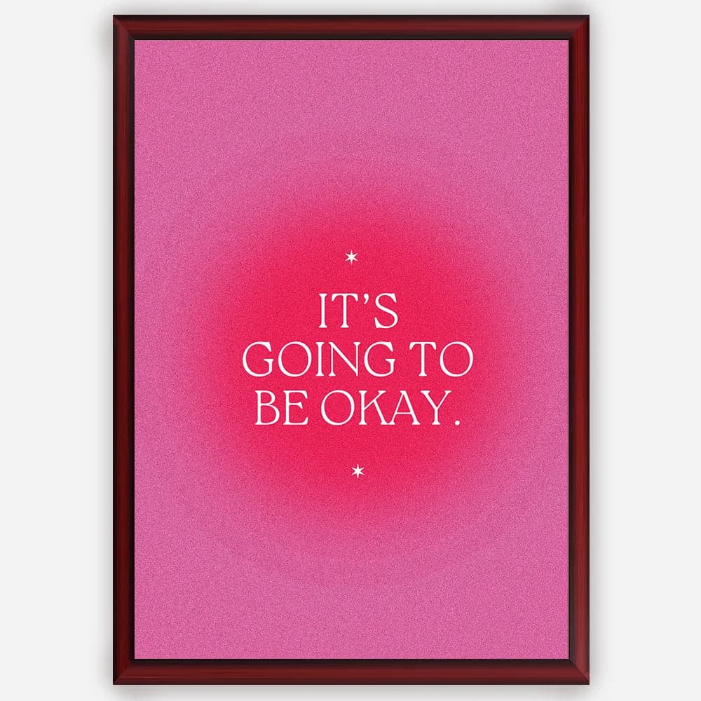 It's going to be okay - Wall Art A3 Size Photo Frame (297 x 420 mm) image 1