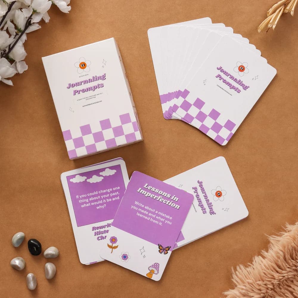 Journaling Activity Deck: 50 Cards to Inspire Reflective Writing image 1