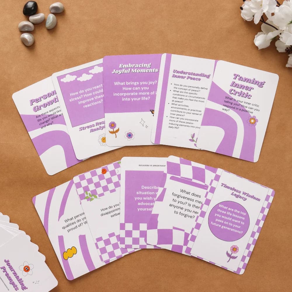 Journaling Activity Deck: 50 Cards to Inspire Reflective Writing image 4