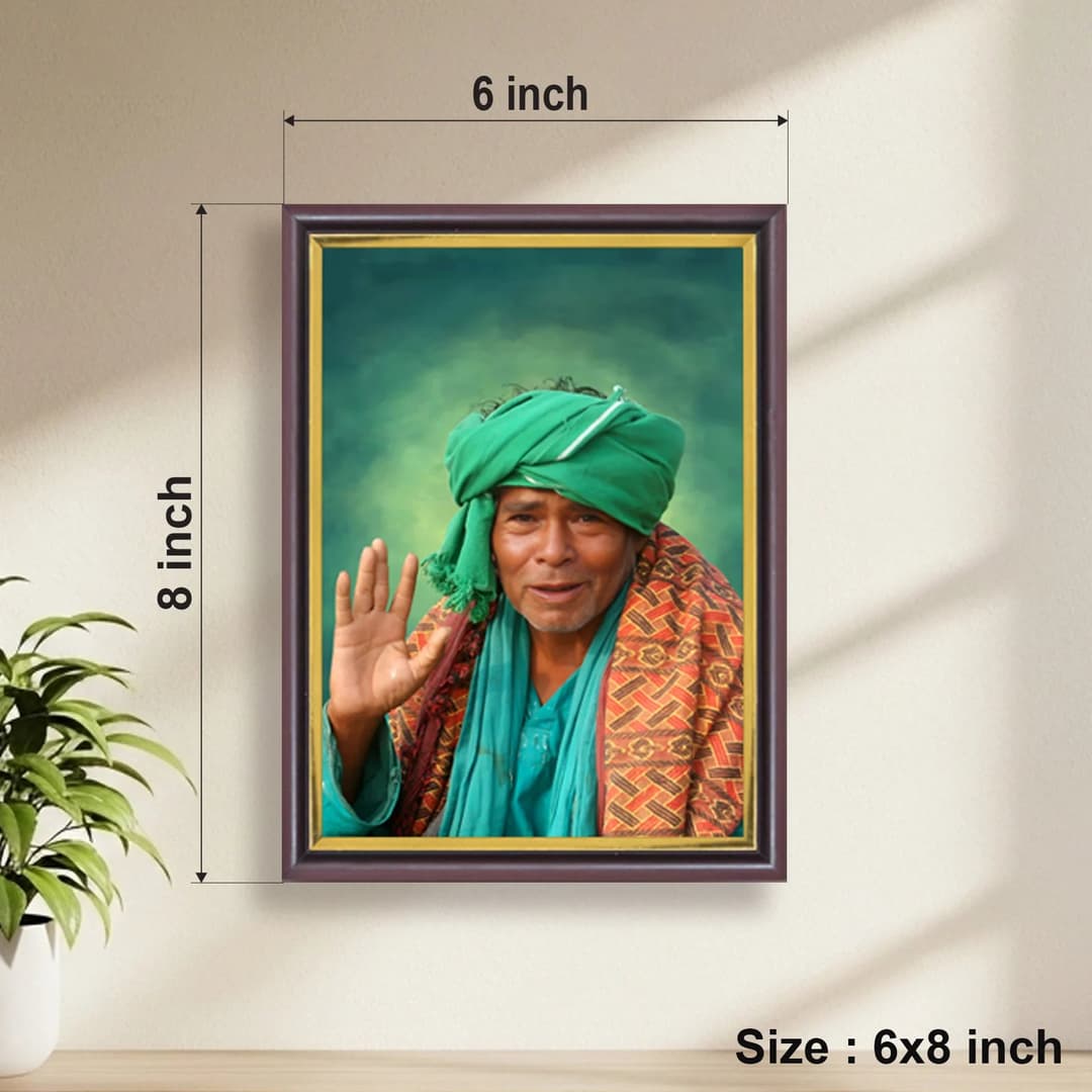 Kanakkanpatti Sarguru | Siddhar | Powerful Photo Frame | A3 | A4 | 6x8 inch image 3