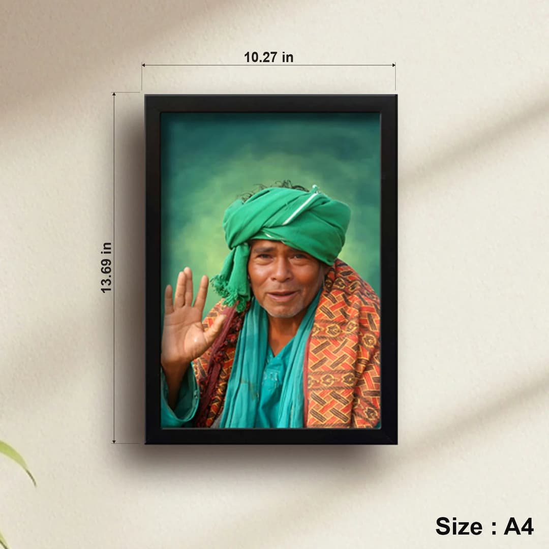 Kanakkanpatti Sarguru | Siddhar | Powerful Photo Frame | A3 | A4 | 6x8 inch image 4