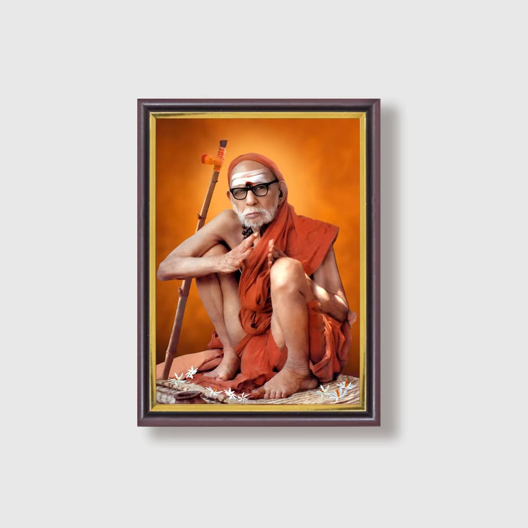 Kanchi Mahaperiyava | Spiritual Guru | Powerful Photo Frame | A3 | A4 | 6x8 inch image 9