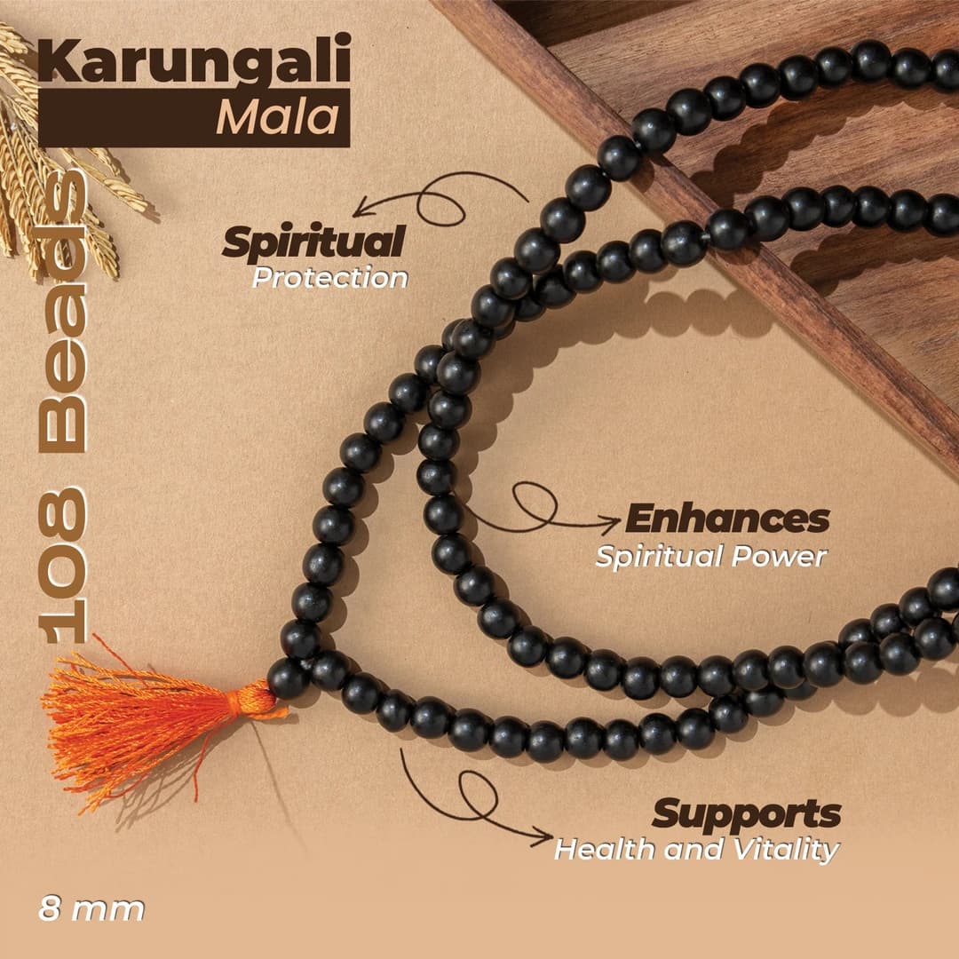 Karungali Mala 108 Beads image 1