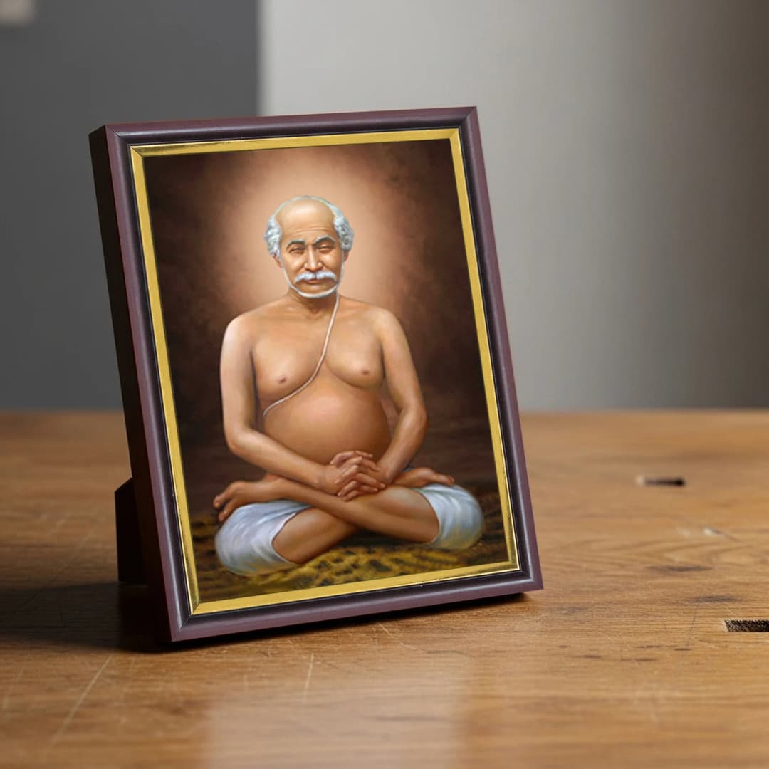 Lahiri Mahasaya | Kriya Yogi | Powerful Photo Frame | A3 | A4 | 6x8 inch image 2