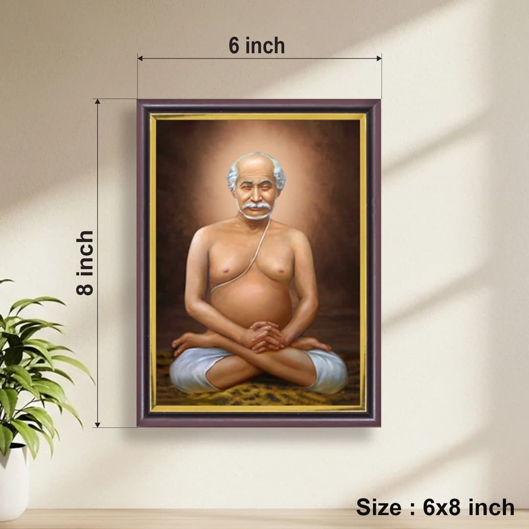 Lahiri Mahasaya | Kriya Yogi | Powerful Photo Frame | A3 | A4 | 6x8 inch image 3