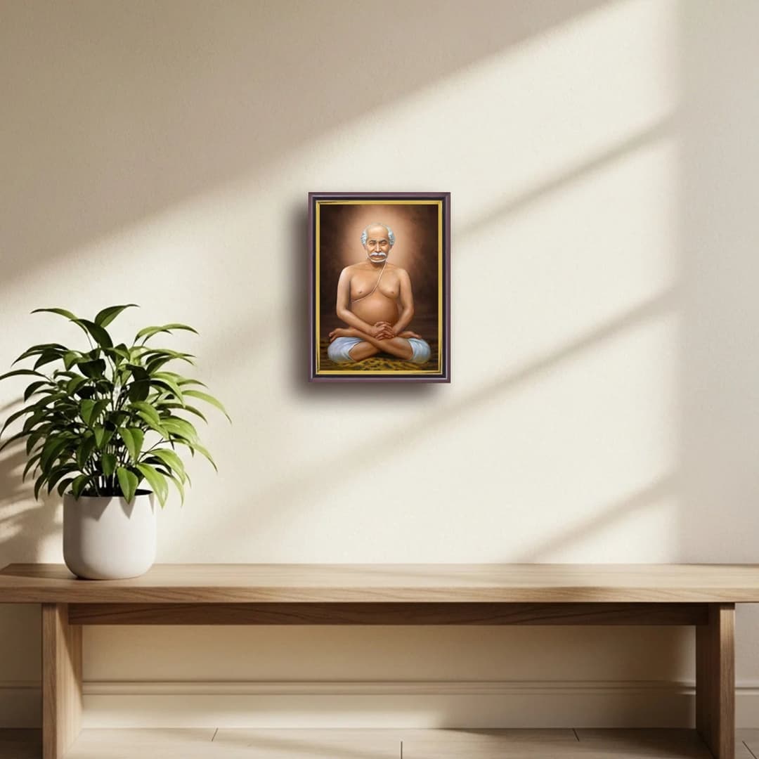 Lahiri Mahasaya | Kriya Yogi | Powerful Photo Frame | A3 | A4 | 6x8 inch image 6