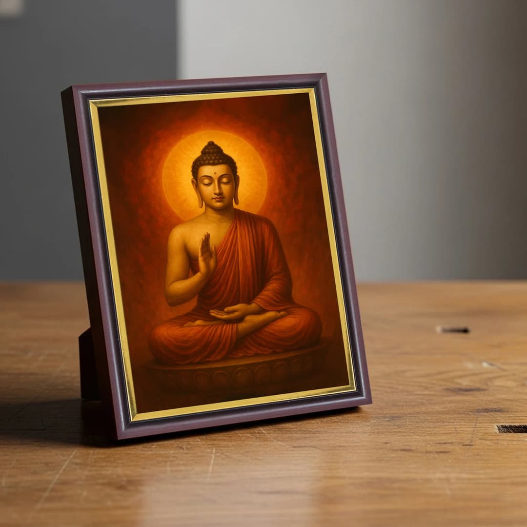 Lord Buddha | Spiritual Guru | Powerful Photo Frame | A3 | A4 | 6x8 inch image 2