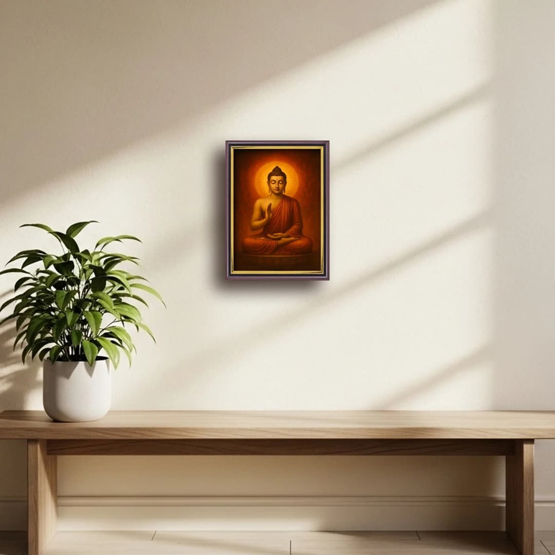 Lord Buddha | Spiritual Guru | Powerful Photo Frame | A3 | A4 | 6x8 inch image 6