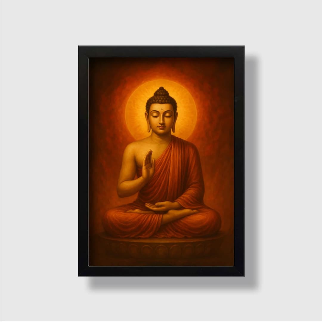 Lord Buddha | Spiritual Guru | Powerful Photo Frame | A3 | A4 | 6x8 inch image 7