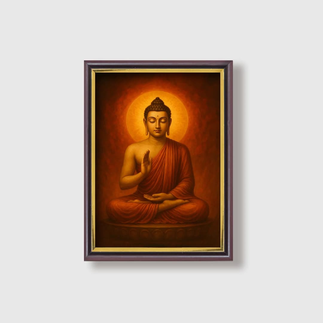 Lord Buddha | Spiritual Guru | Powerful Photo Frame | A3 | A4 | 6x8 inch image 8