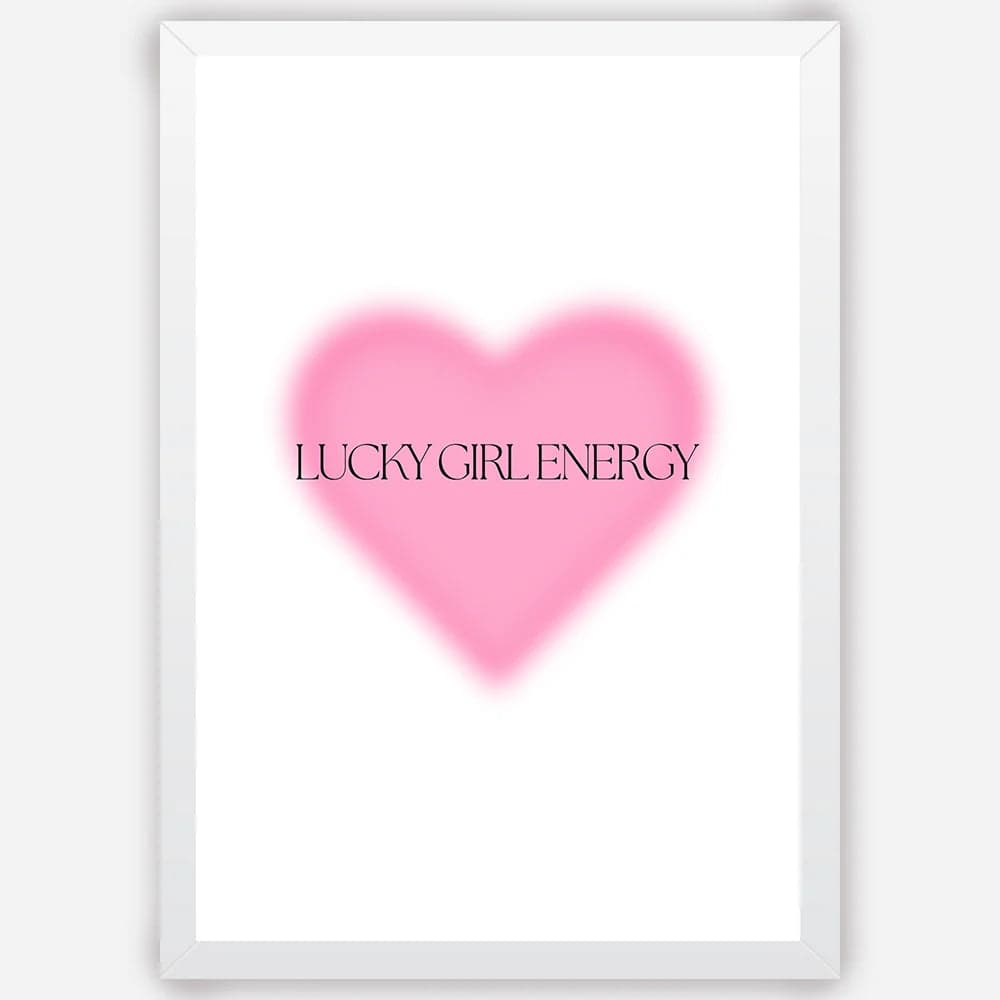 Lucky Girl Energy - Wall Art A3 Size Photo Frame (297 x 420 mm) image 2