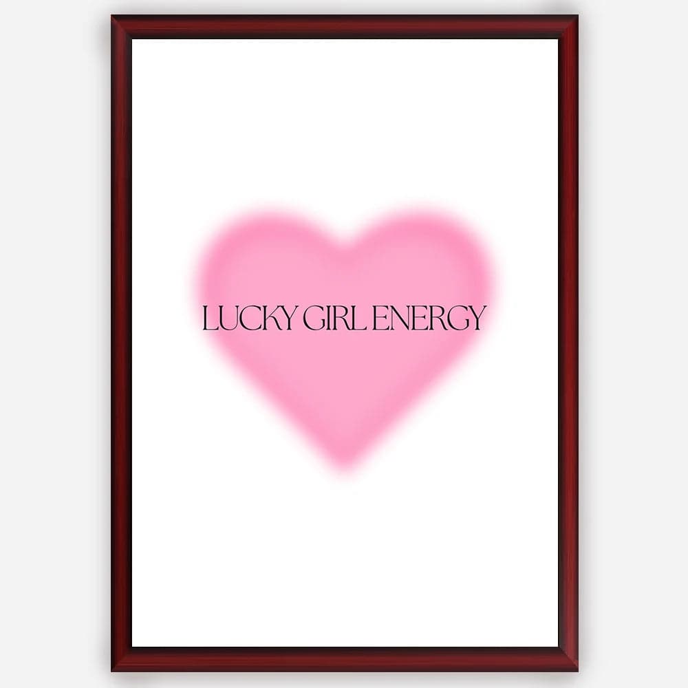 Lucky Girl Energy - Wall Art A3 Size Photo Frame (297 x 420 mm) image 3