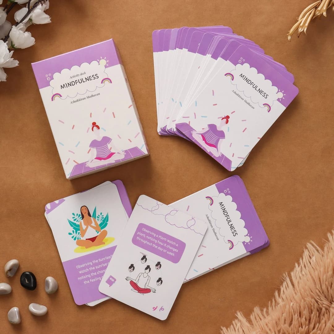 Mindfulness Activity Deck: 50 Cards to Cultivate Present Moment Awareness image 1
