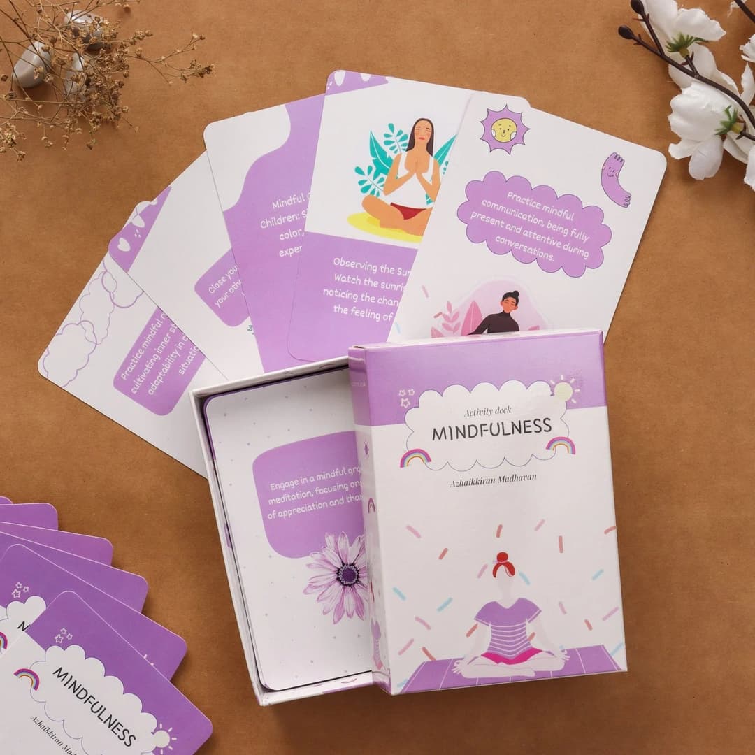 Mindfulness Activity Deck: 50 Cards to Cultivate Present Moment Awareness image 3