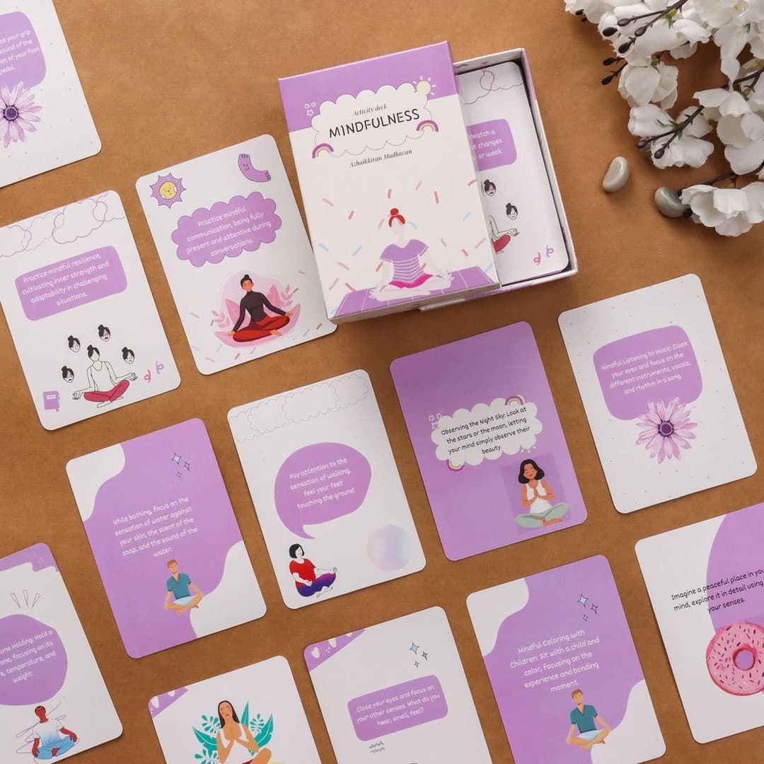 Mindfulness Activity Deck: 50 Cards to Cultivate Present Moment Awareness image 5