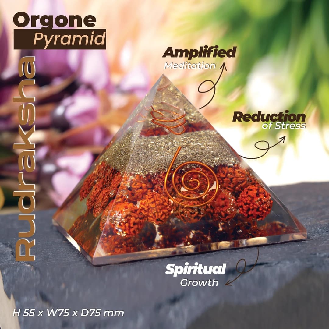 Organe Rudraksha Pyramid image 2