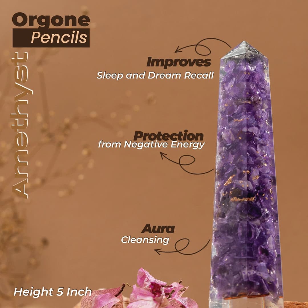Orgone Amethyst Pencil image 2