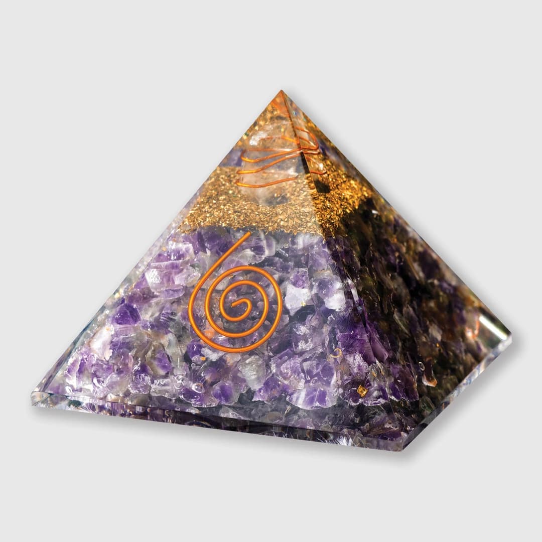 Orgone Amethyst Pyramid image 1