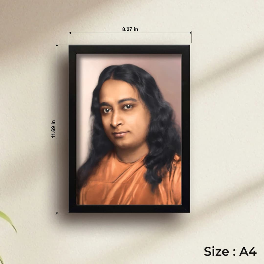 Paramahansa Yogananda | Spiritual Guru | Powerful Photo Frame | A3 | A4 | 6x8 inch image 4