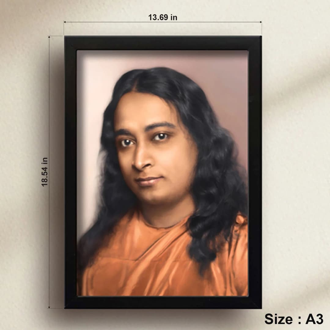 Paramahansa Yogananda | Spiritual Guru | Powerful Photo Frame | A3 | A4 | 6x8 inch image 5