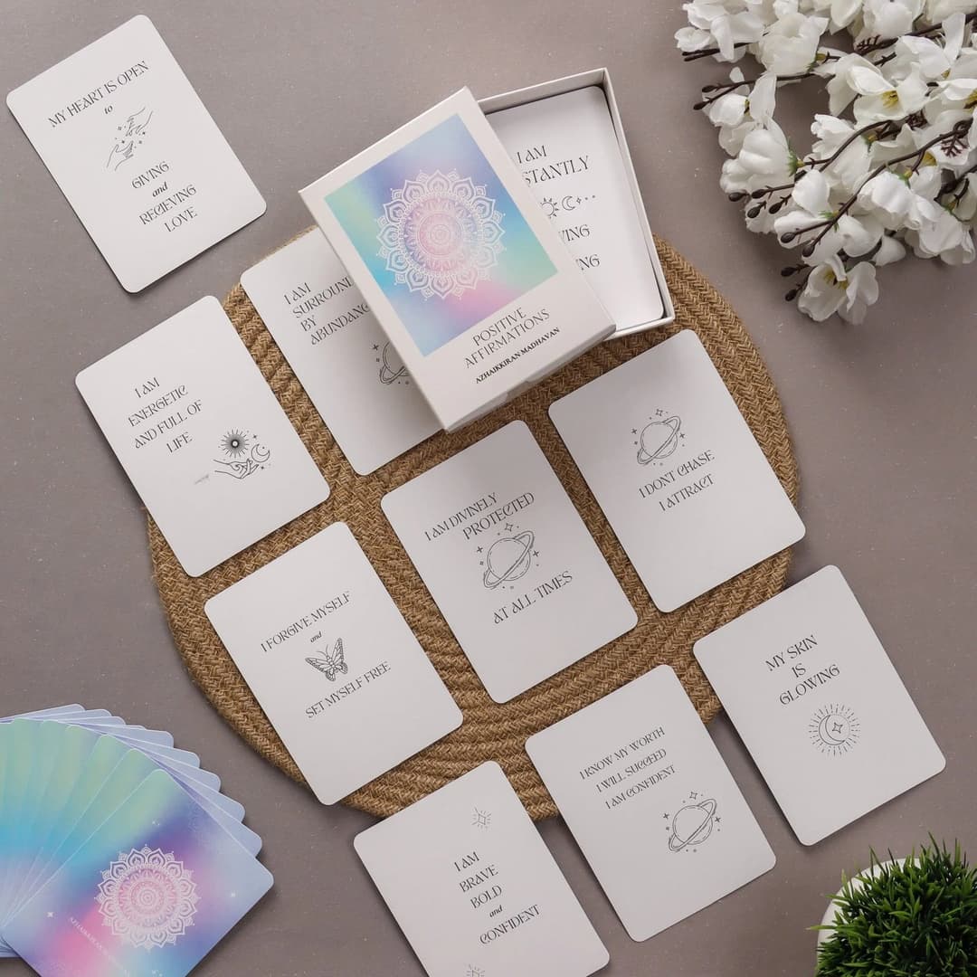 Positive Affirmations Deck: 50 Cards to Cultivate Positivity and Self-Confidence image 6
