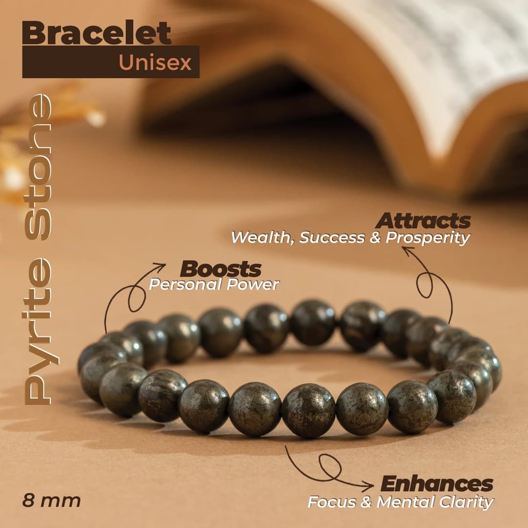 Pyrite Stone Bracelet image 2