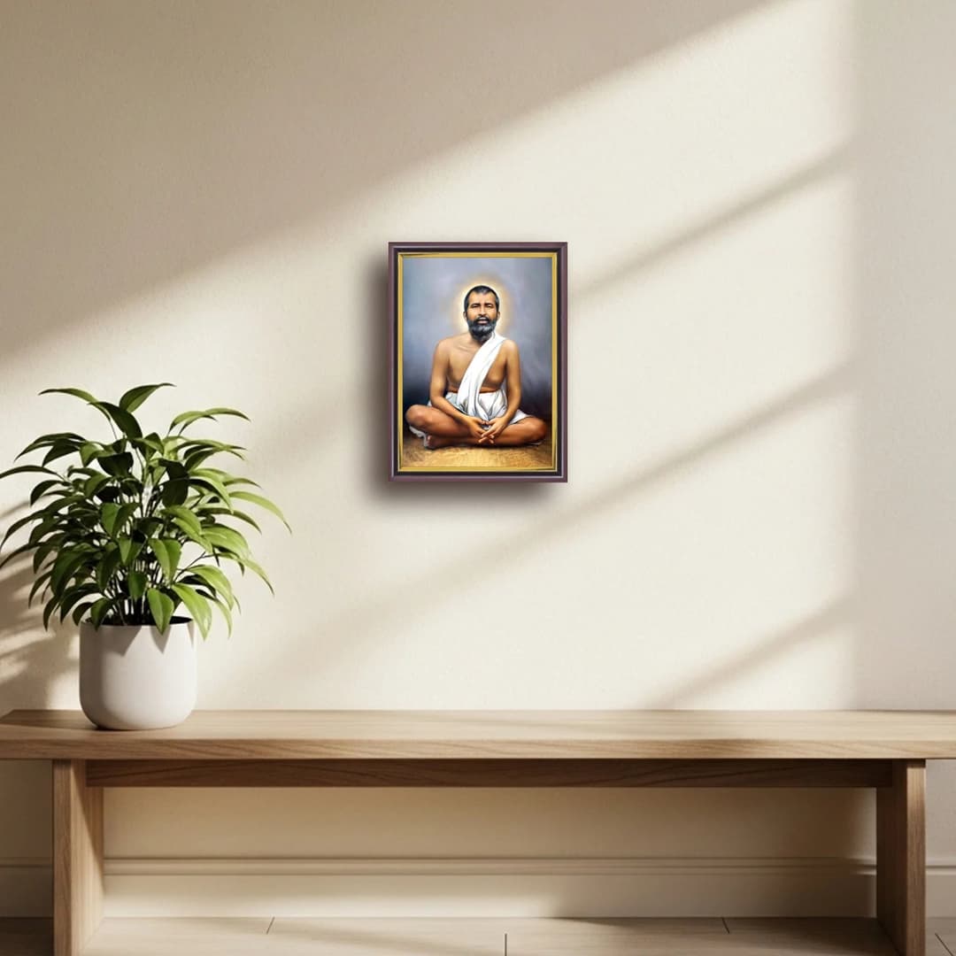 Ramakrishna Paramahansa | Spiritual Guru | Powerful Photo Frame | A3 | A4 | 6x8 inch image 6
