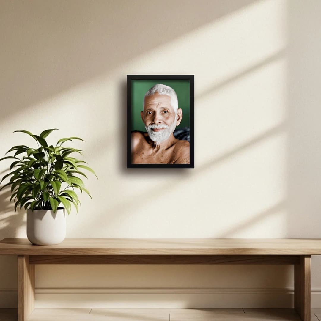 Ramana Maharshi | Spiritual Guru | Powerful Photo Frame | A3 | A4 | 6x8 inch image 6