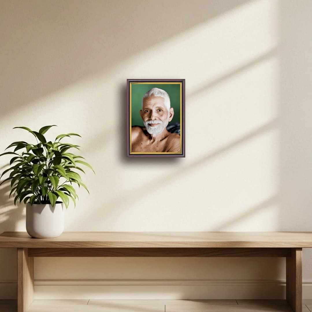 Ramana Maharshi | Spiritual Guru | Powerful Photo Frame | A3 | A4 | 6x8 inch image 7
