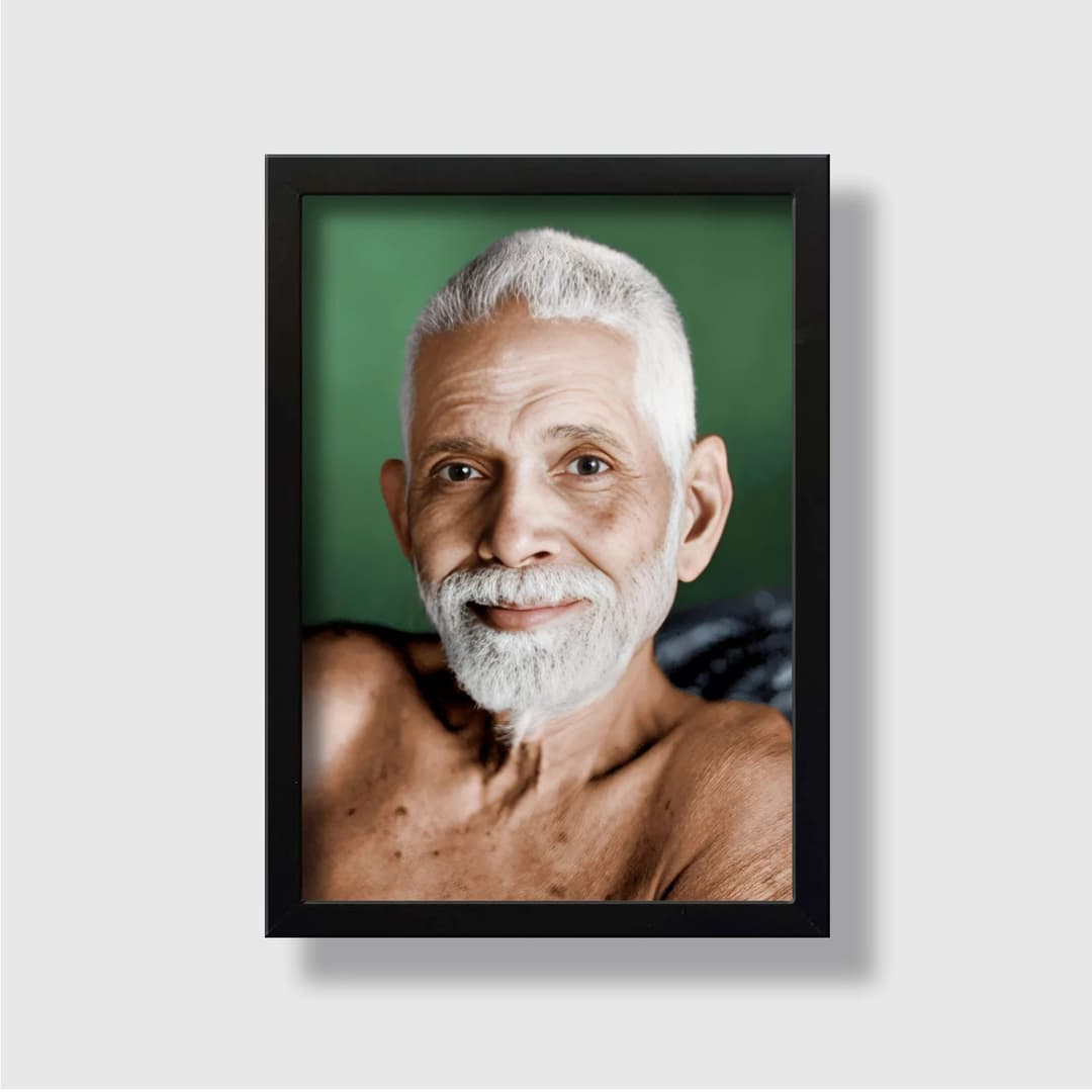 Ramana Maharshi | Spiritual Guru | Powerful Photo Frame | A3 | A4 | 6x8 inch image 8