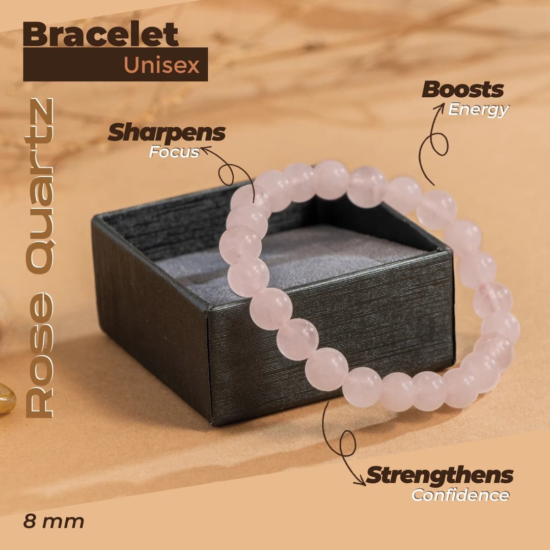 Rose Quartz Bracelet image 2