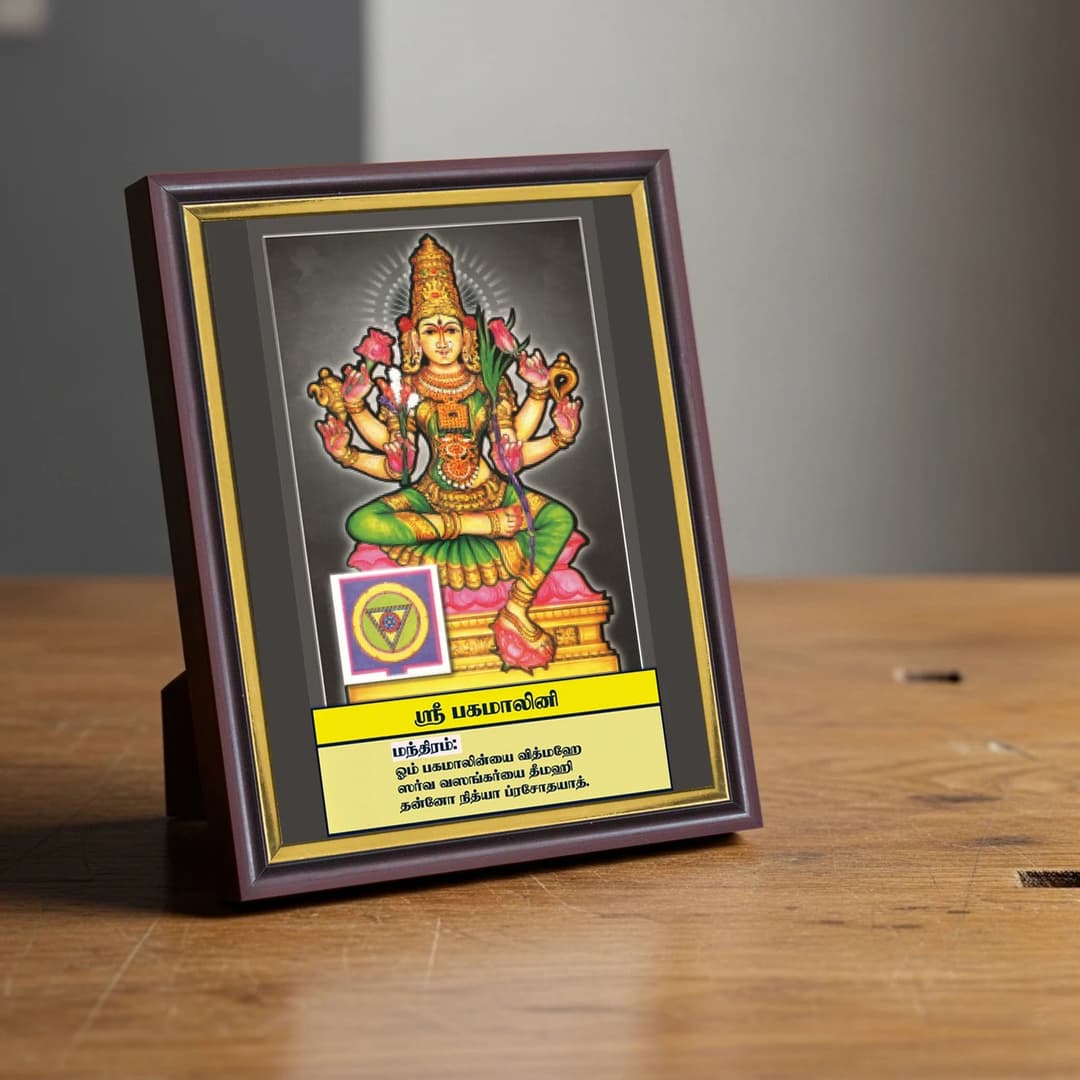 Sri Bhagamalini | Thithi Devathai | Energized Powerful Photo Frame | 6x8 inch image 3