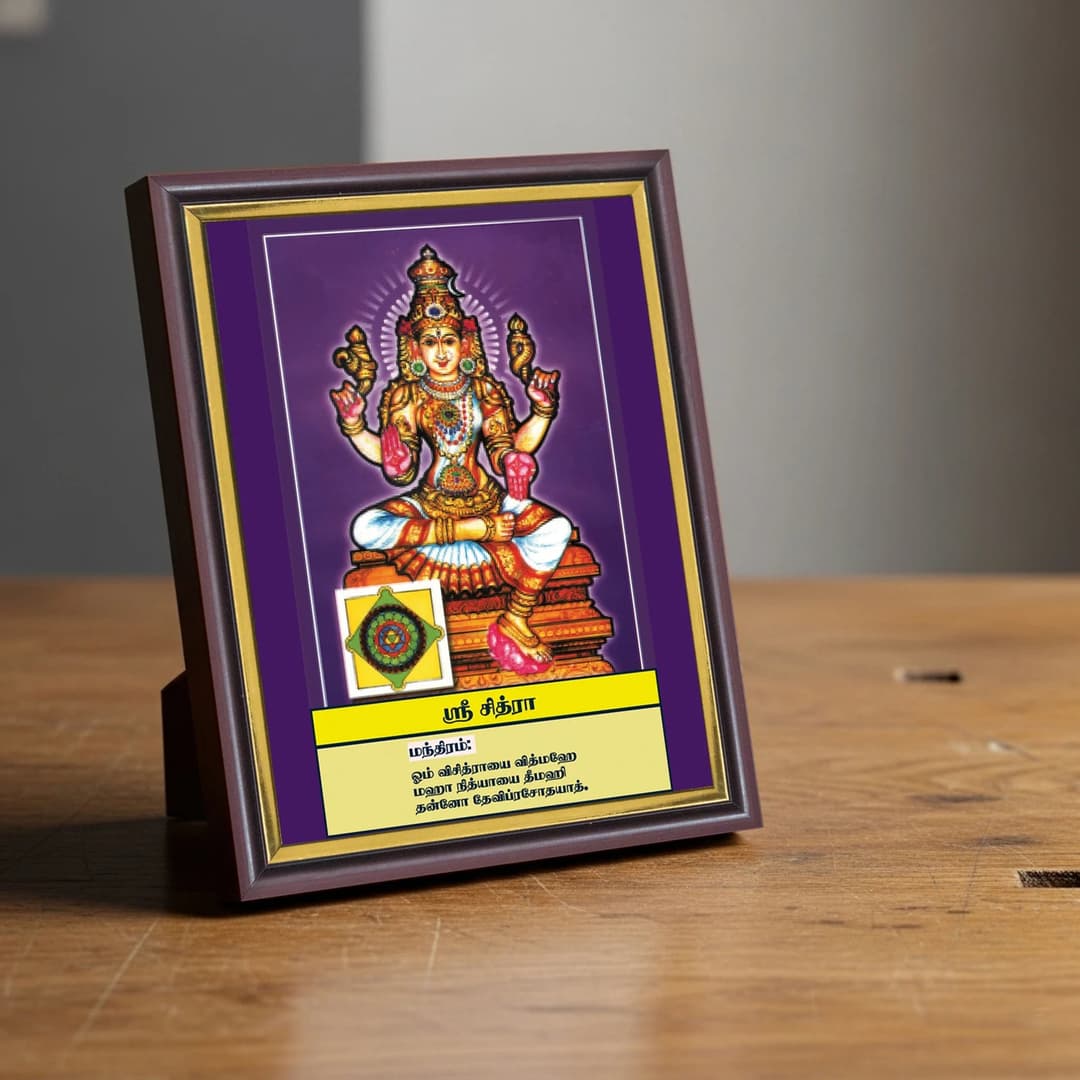 Sri Chitra | Thithi Devathai | Energized Powerful Photo Frame | 6x8 inch image 3