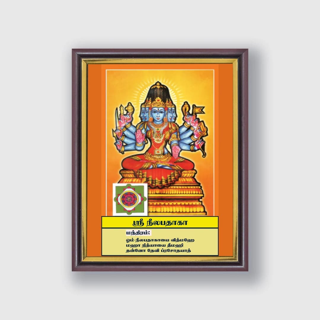 Sri Nilapataka | Thithi Devathai | Energized Powerful Photo Frame | 6x8 inch image 1