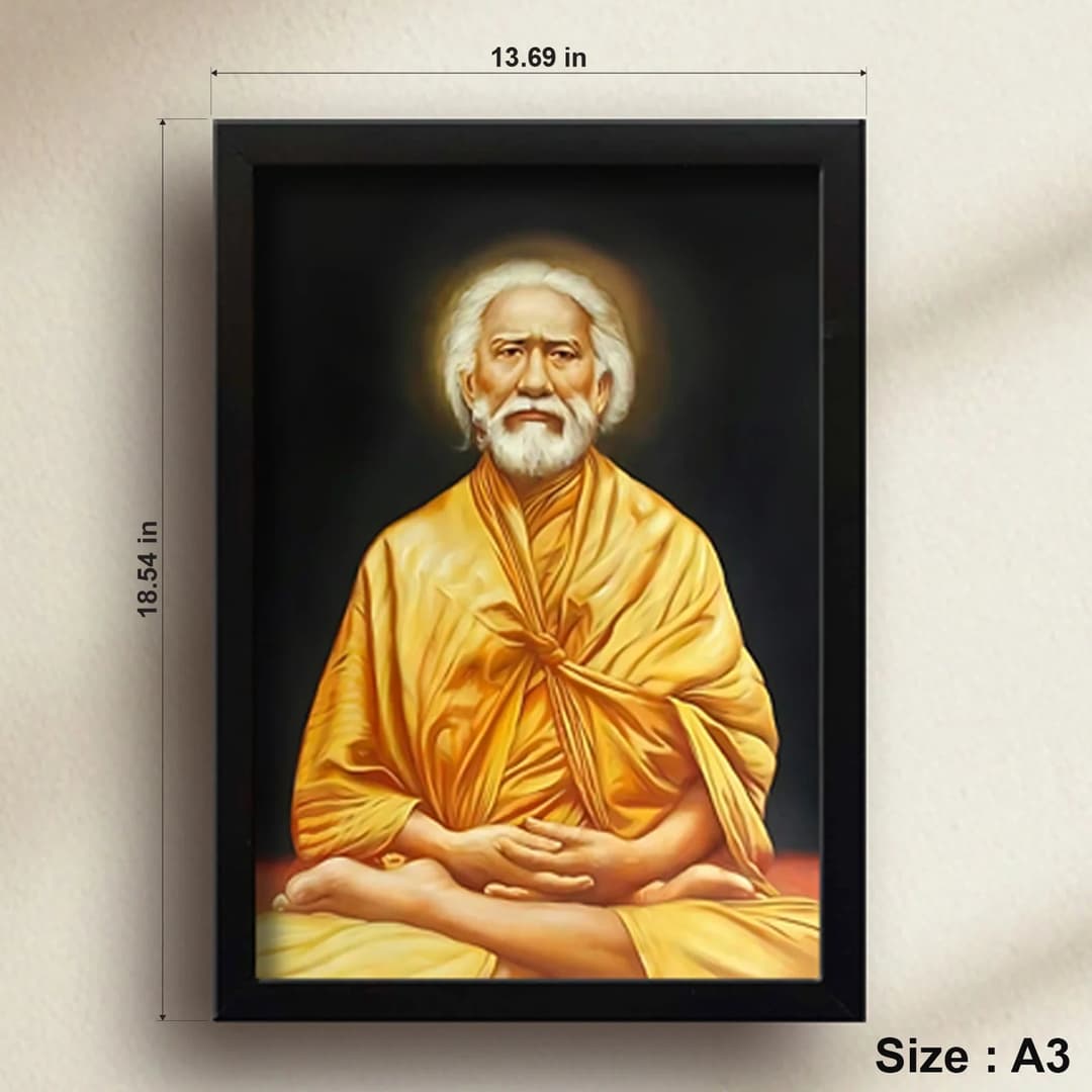 Swami Sri Yukteswar Giri | Spiritual Guru | Powerful Photo Frame | A3 | A4 | 6x8 inch image 5