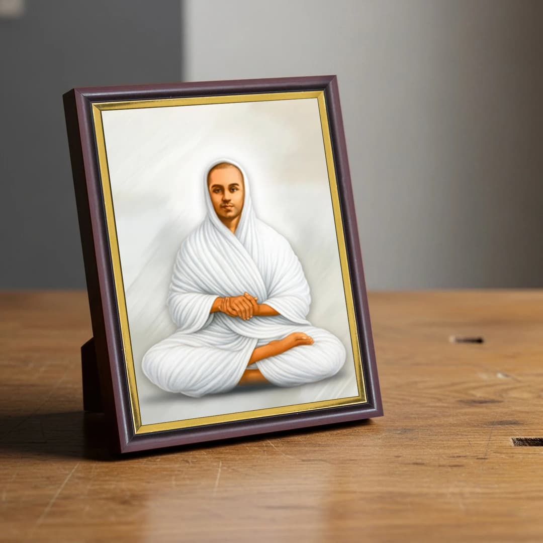 Thiru Arutprakasa Vallalar | Spiritual Guru | Powerful Photo Frame | A3 | A4 | 6x8 Inch image 2