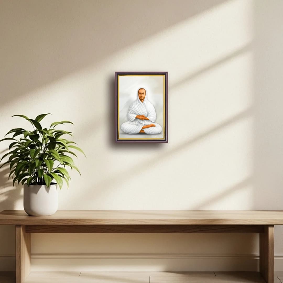 Thiru Arutprakasa Vallalar | Spiritual Guru | Powerful Photo Frame | A3 | A4 | 6x8 Inch image 6