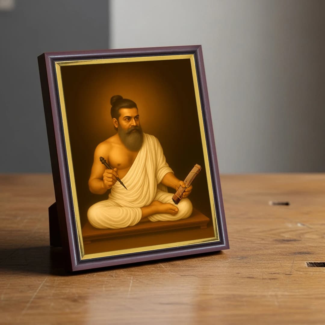 Thiruvalluvar | Spiritual Guru | Powerful Photo Frame | A3 | A4 | 6x8 inch image 2
