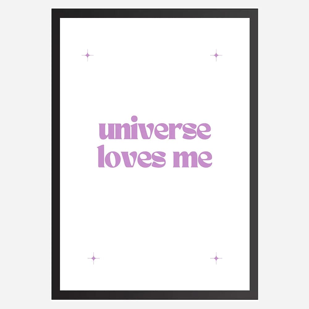Universe loves me - Wall Art A3 Size Photo Frame (297 x 420 mm) image 3